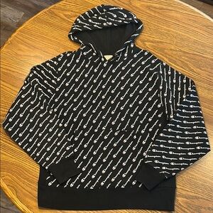 Vintage Champion Hoodie with Logo Pattern